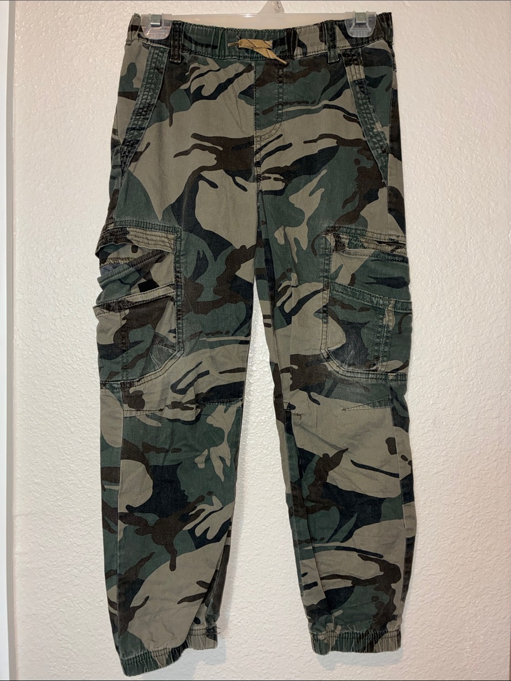 Wrangler Green Camo Cargo Joggers